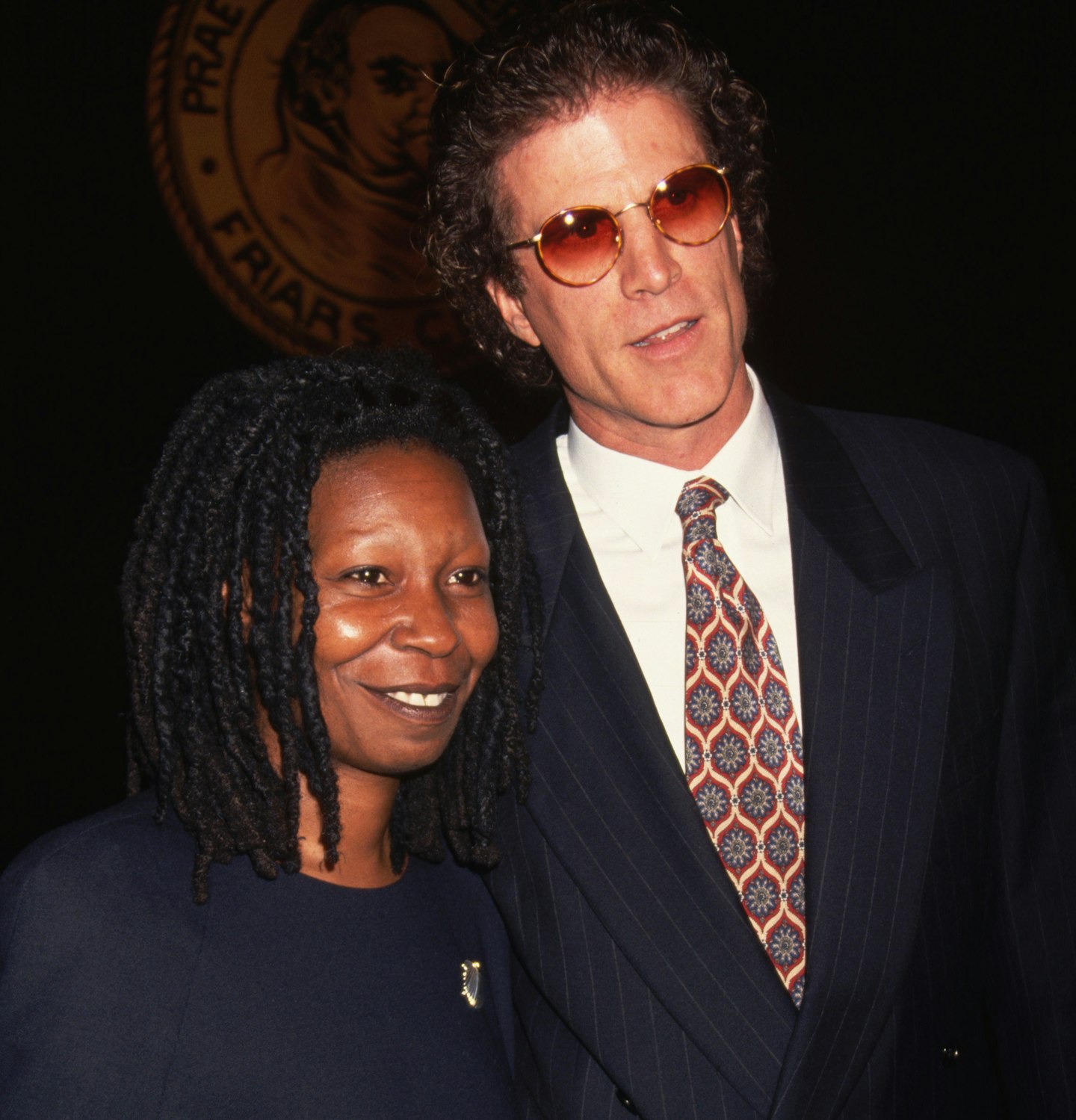 Whoopi Goldberg and Ted Danson