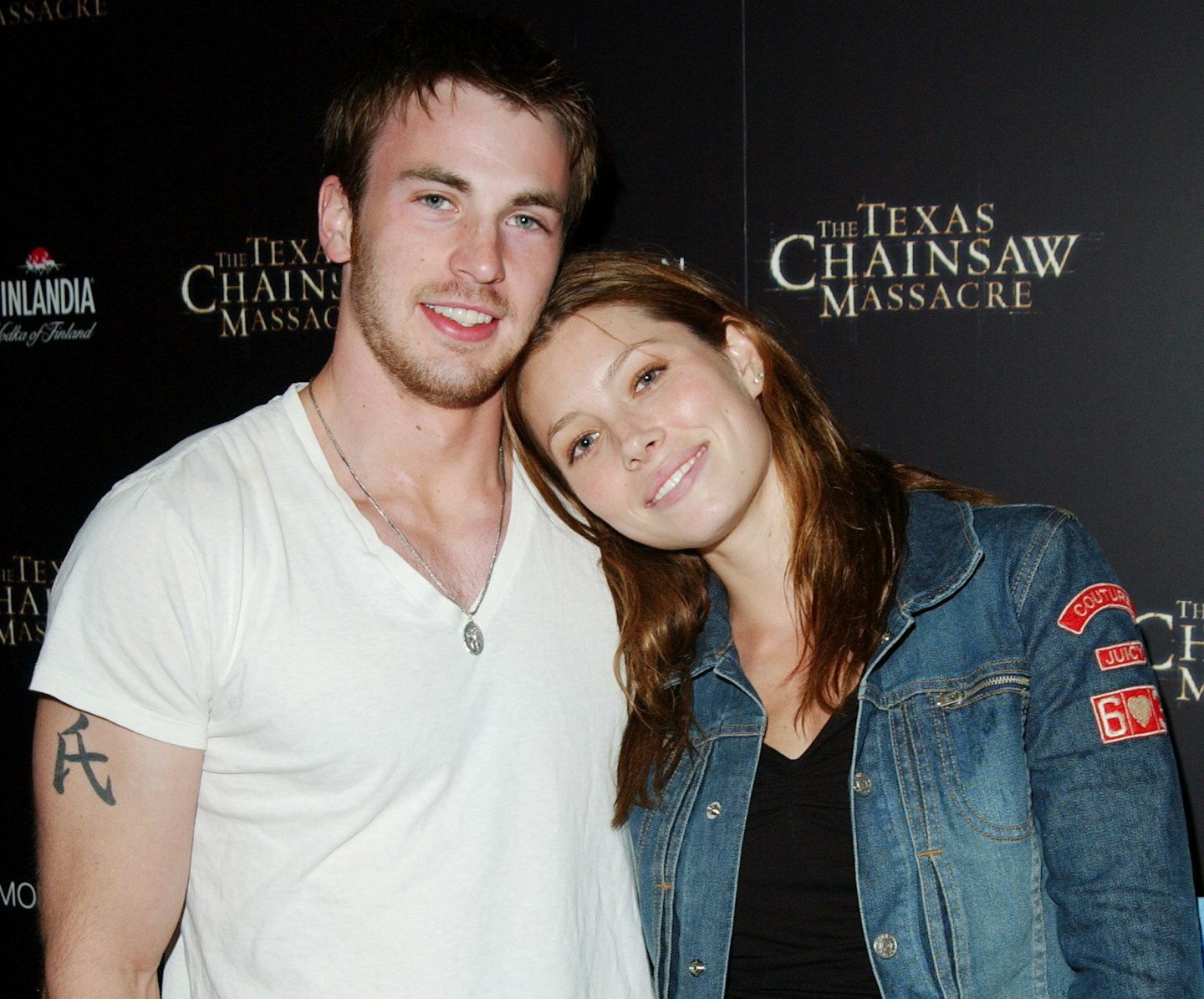 Chris Evans and Jessica Biel