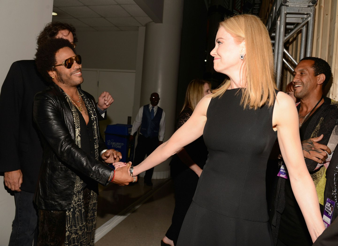 Nicole Kidman and Lenny Kravitz