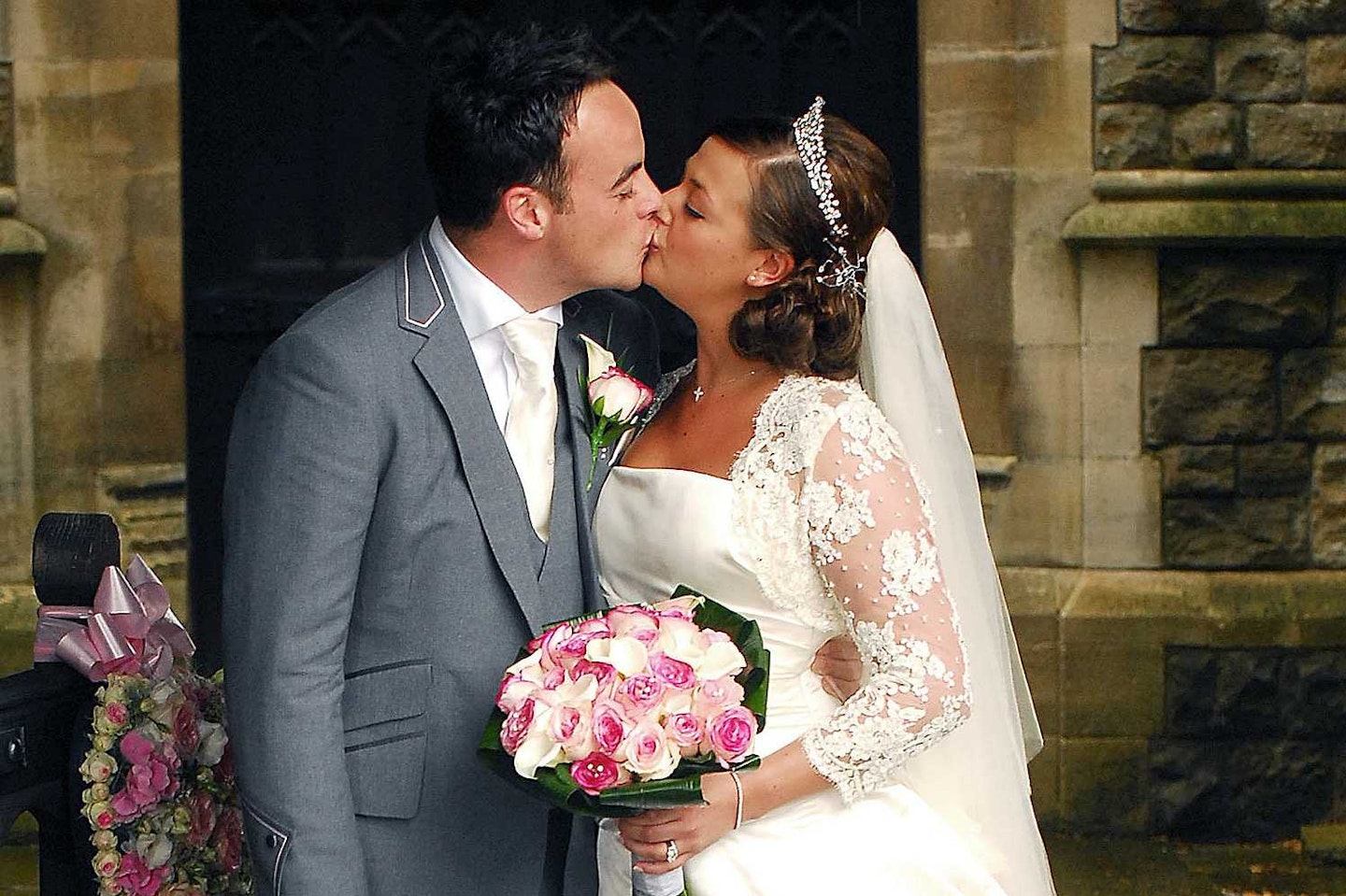 Ant McPartlin and Lisa Armstrong on their wedding day 