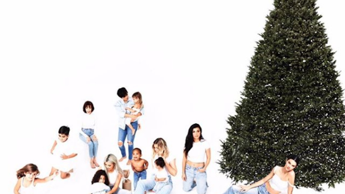 Kim Kardashian Christmas Card