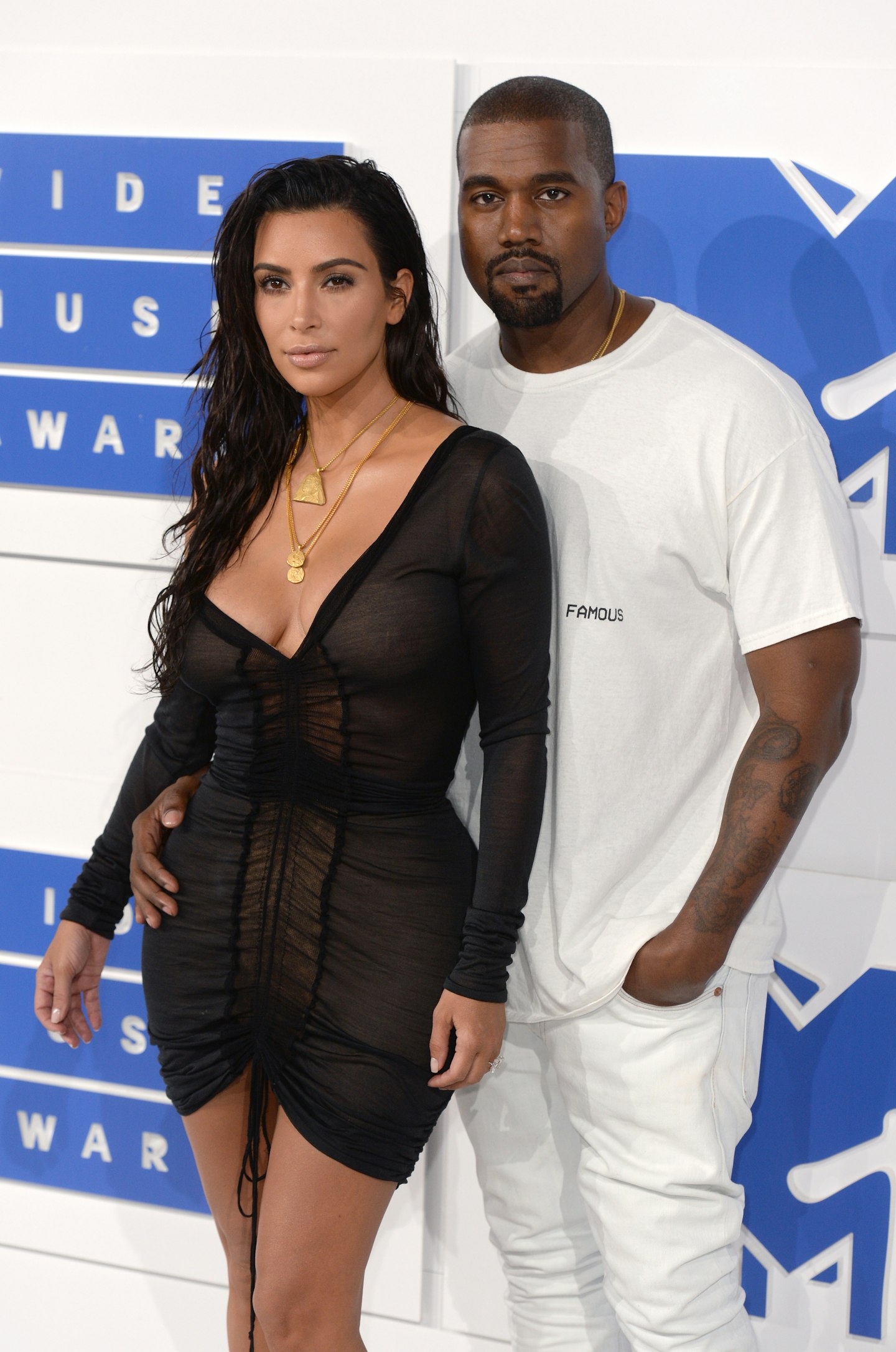 Kim Kardashian and Kanye West