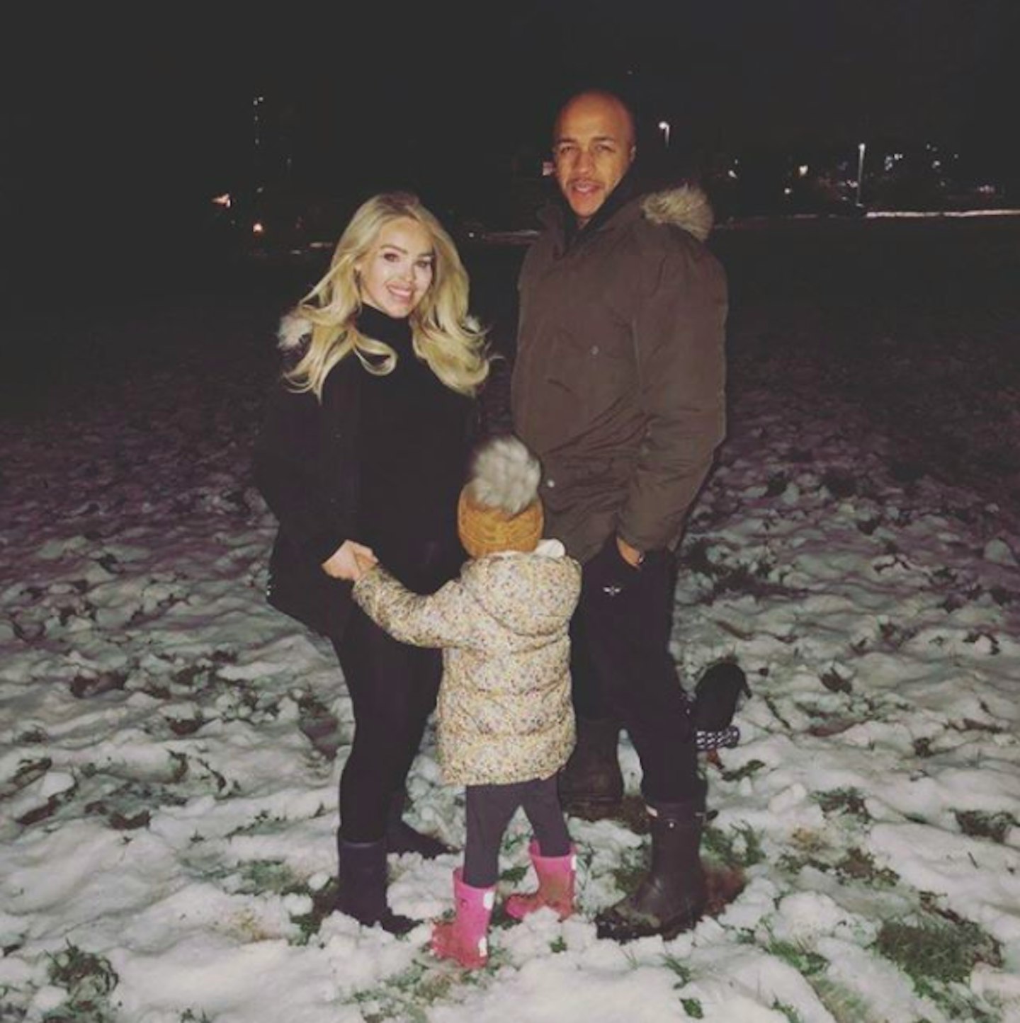 Katie Piper Richard Sutton and their daughter Belle