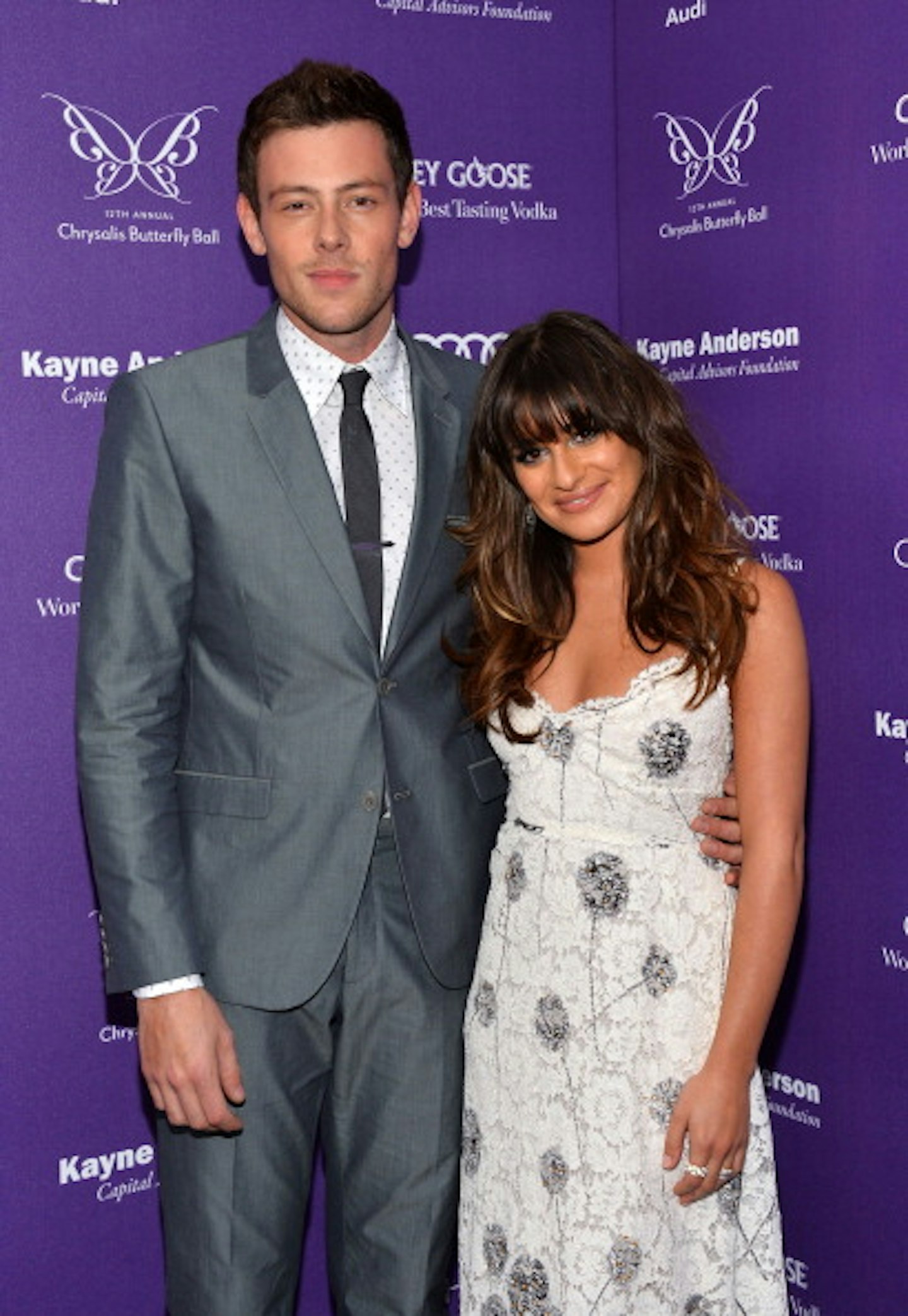 Lea Michele and Cory Monteith