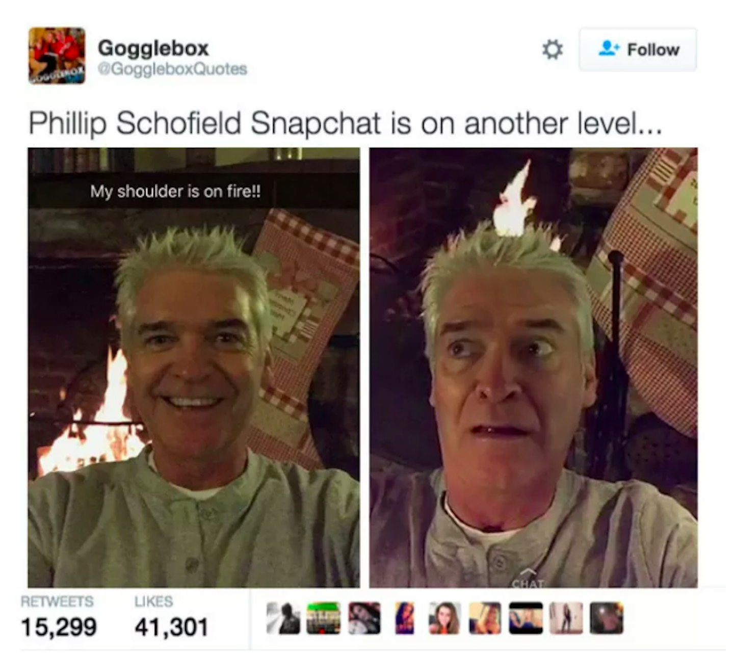 Phillip Schofield snapchat