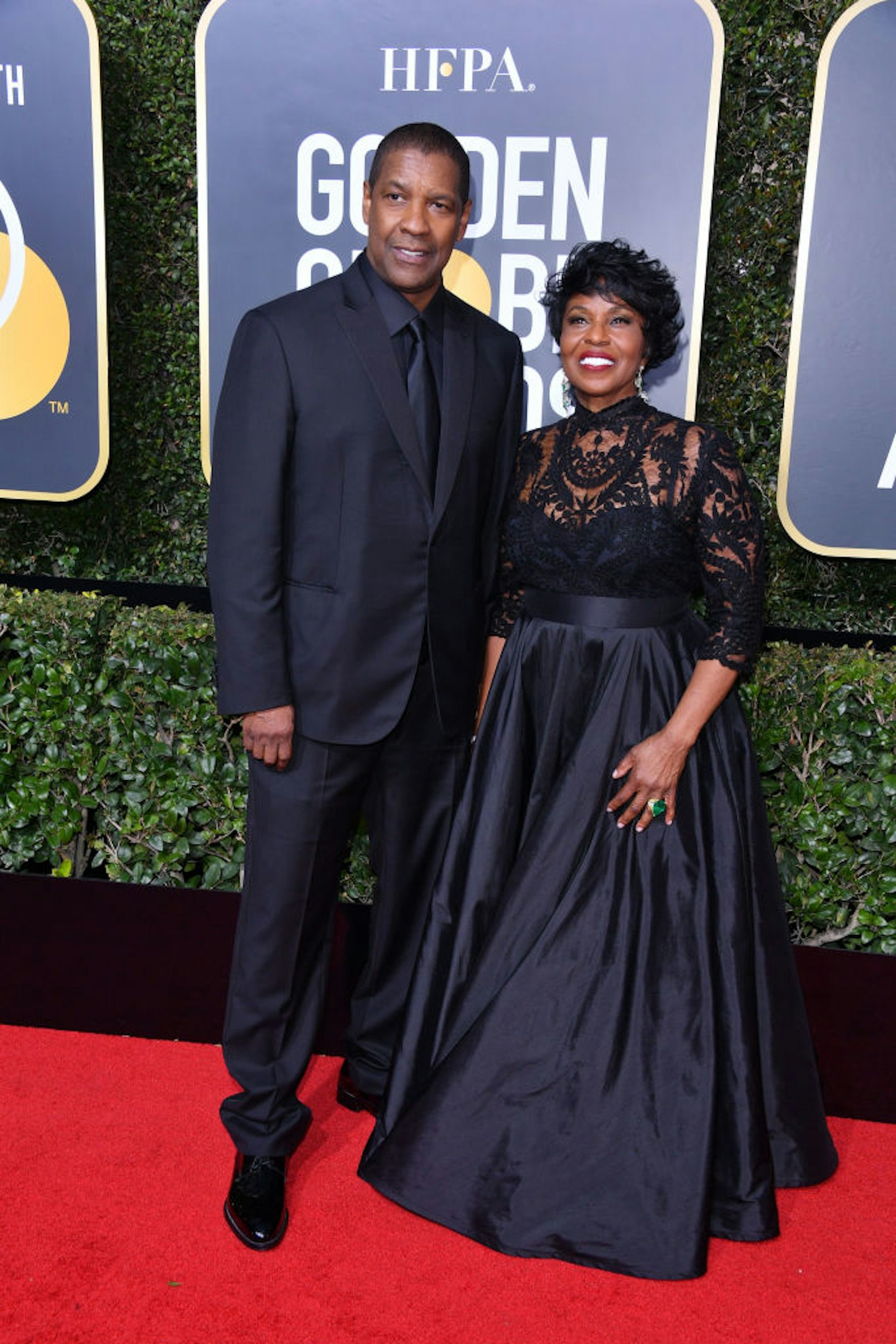 Denzel Washington and Pauletta Washington