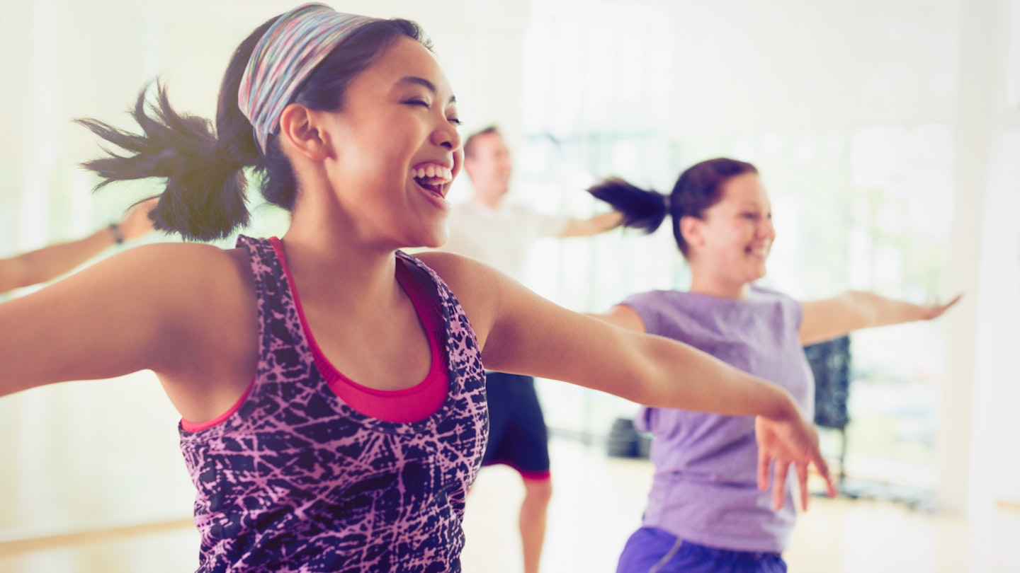 Women working out at the gym