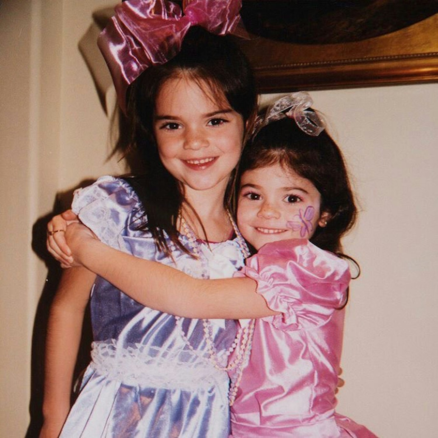 Kendall and Kylie then...
