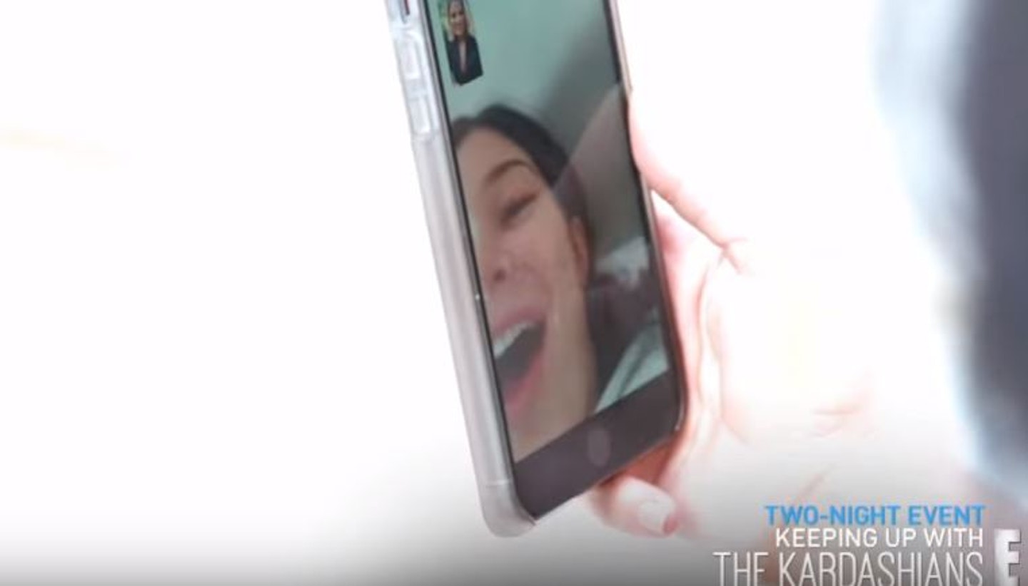 Kylie Jenner pregnant Facetime