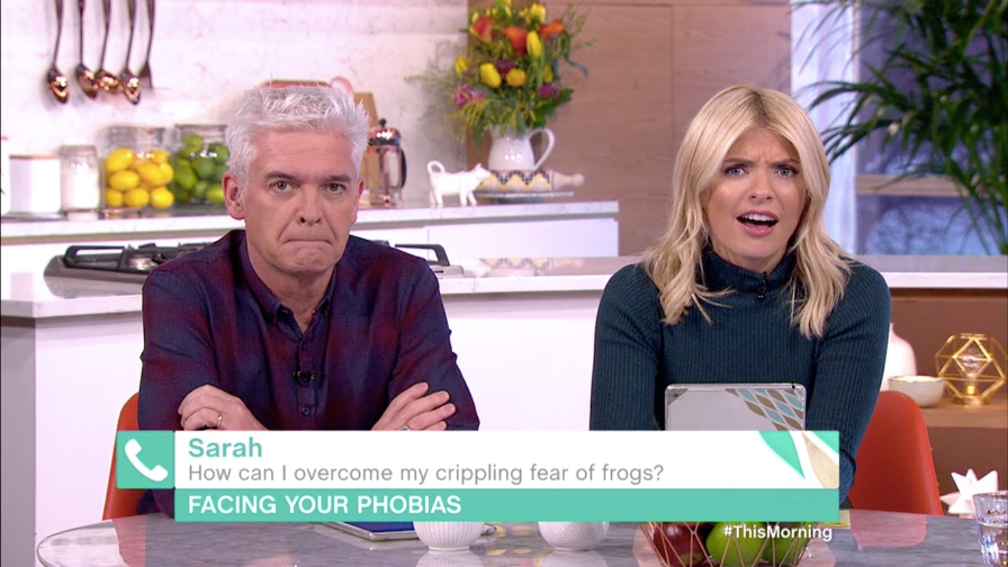 Holly Willoughby Phillip Schofield guest kissed frog