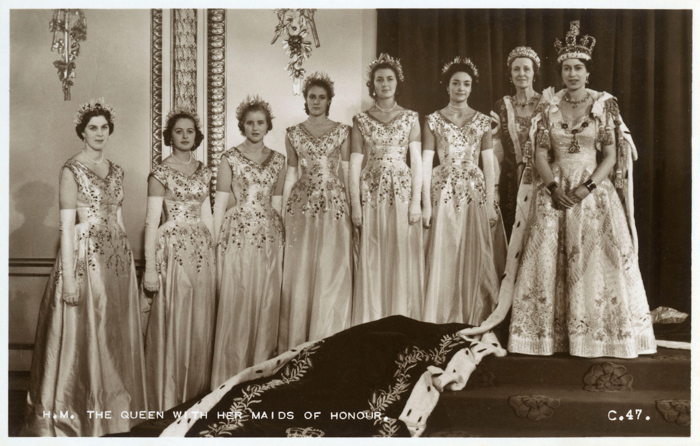 maids of honour queen's coronation