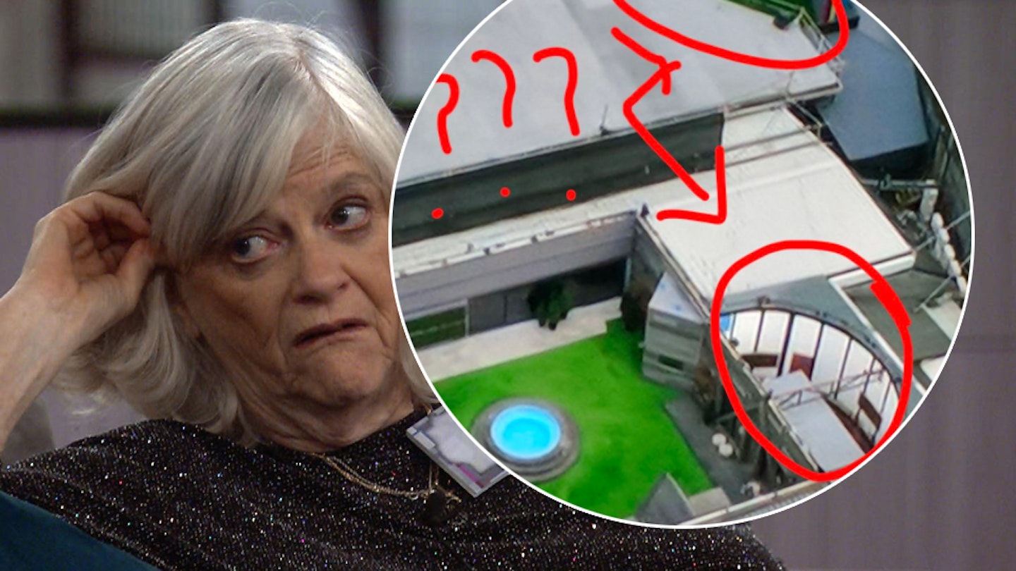 Ann Widdecombe and Celebrity Big Brother house