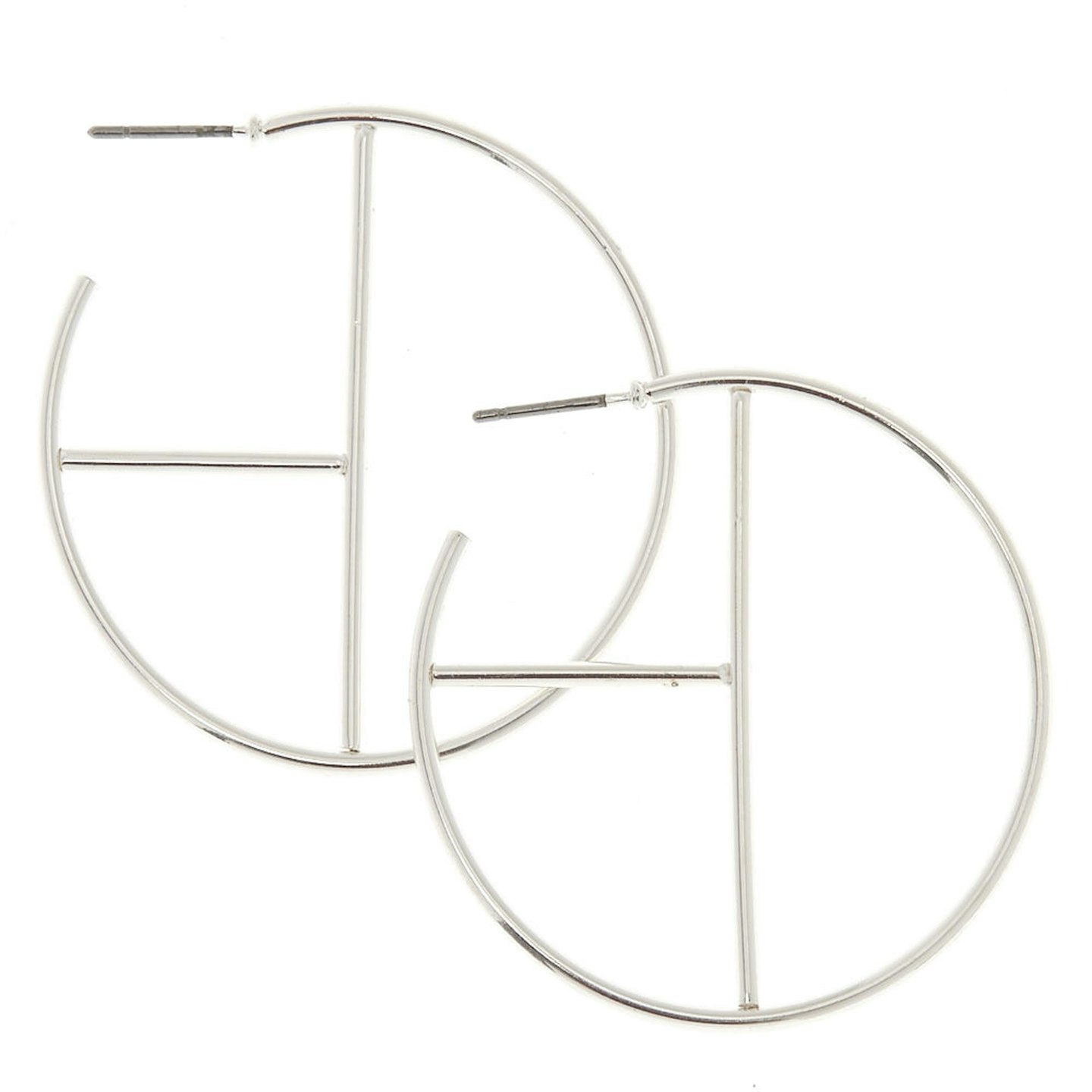 silver-earrings-hoop