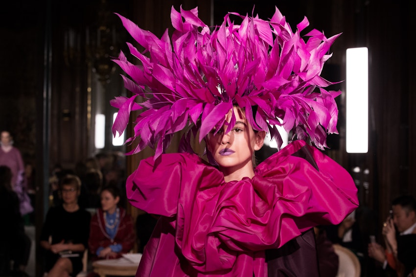 Valentino Turned A Ridiculous Hat Into A Glorious Fashion Moment |