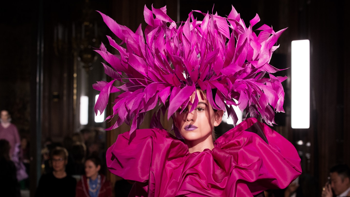 Valentino Turned A Ridiculous Hat Into A Glorious Fashion Moment