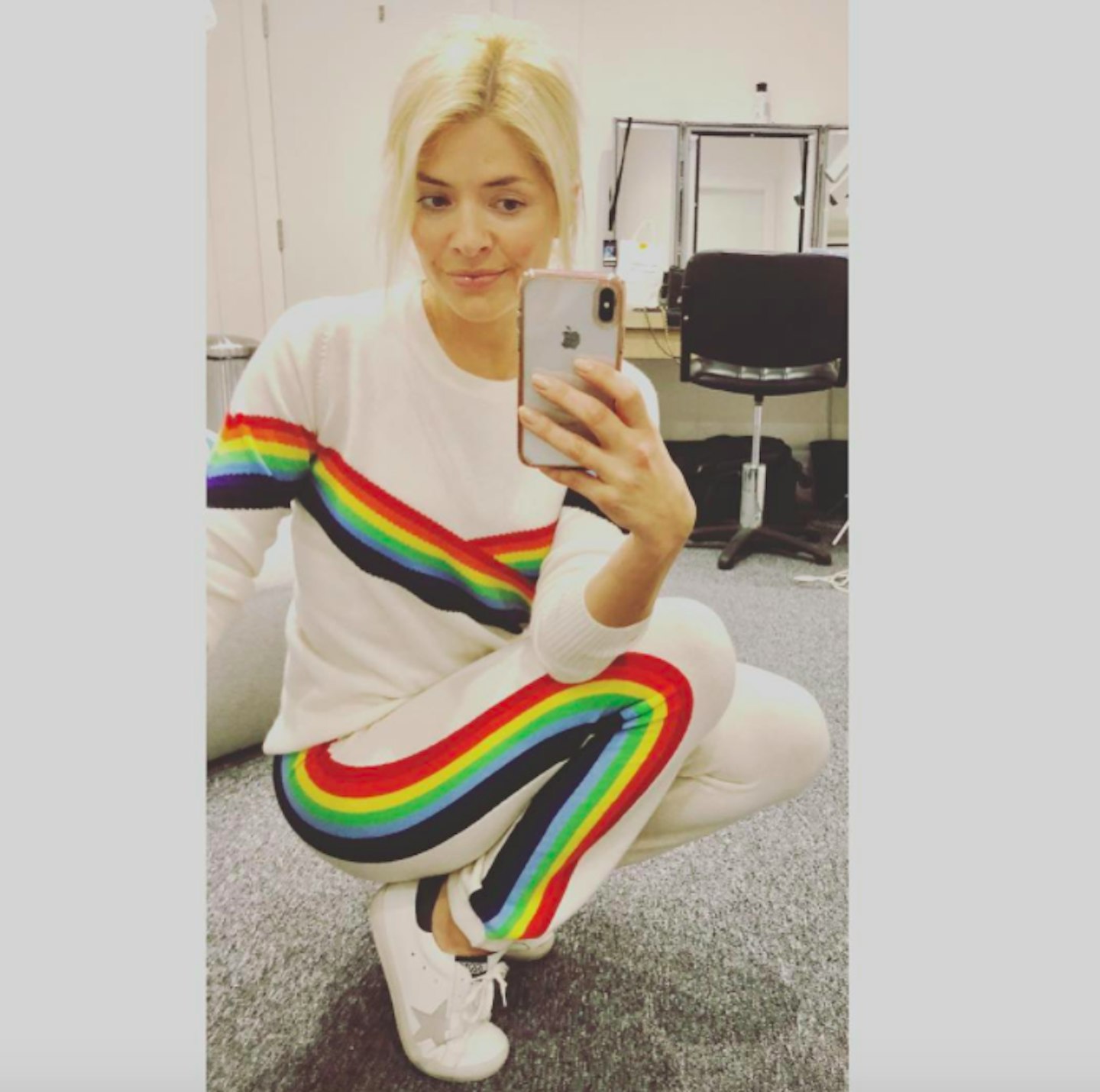 Holly Willoughby Rainbow Outfits