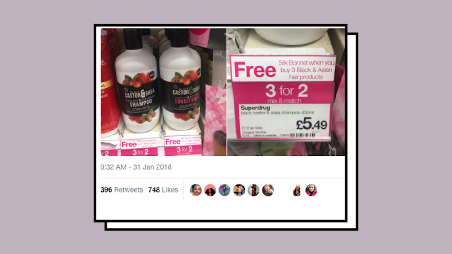 Superdrug Are Offering A Free Silk Bonnet When You Buy Black and Asian Hair Care Products, And People Are Conflicted