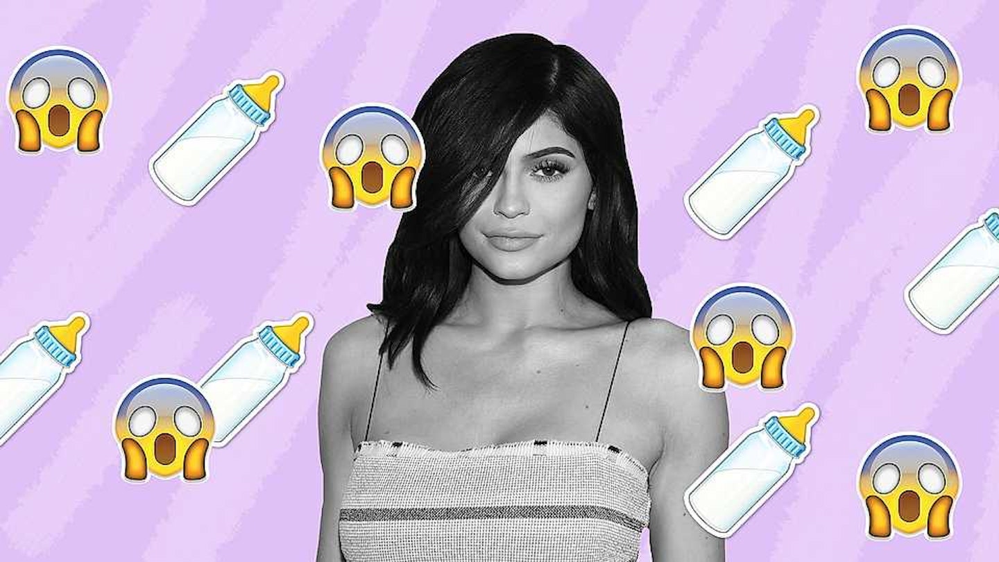 kylie jenner gives birth to baby girl