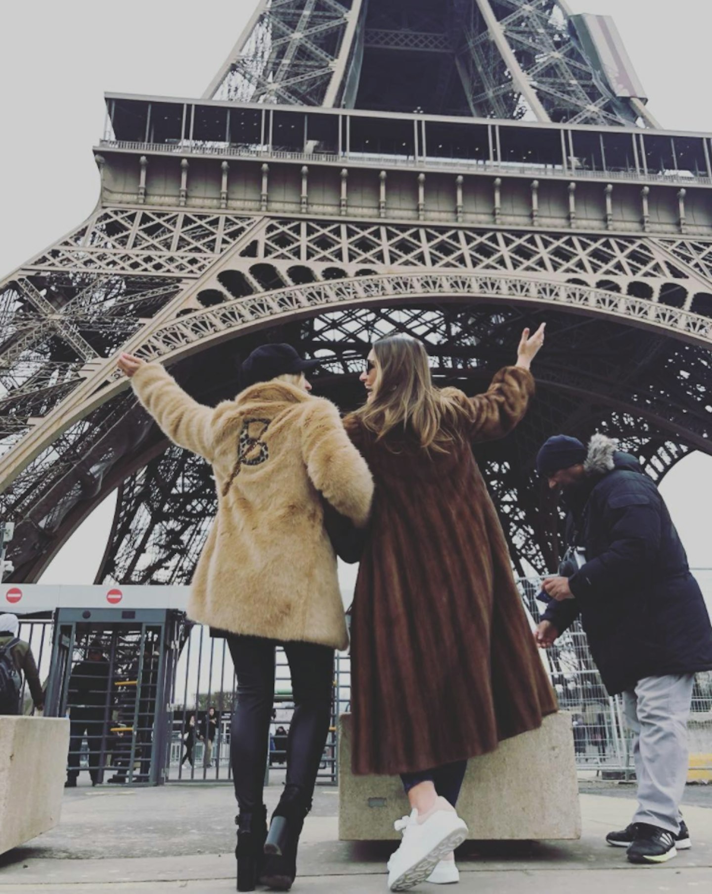 Sam and Billie Faiers' trip in Paris
