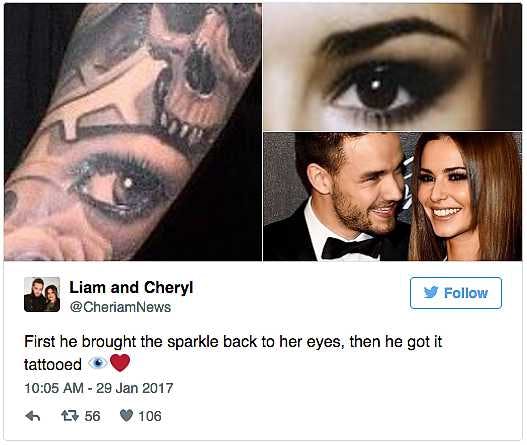 Cheryl Cole shows off new tattoo at NTAs | Express & Star
