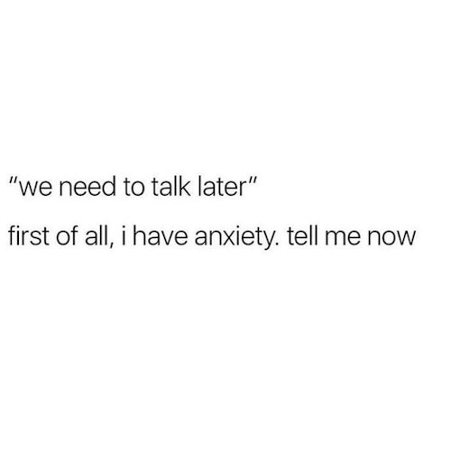 15 Memes About Anxiety That Are Almost Too Real To Lol At | Grazia