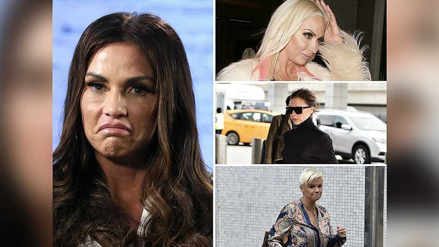 Katie Price showbiz feud