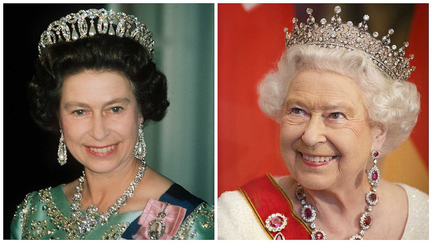 Queen in jewels