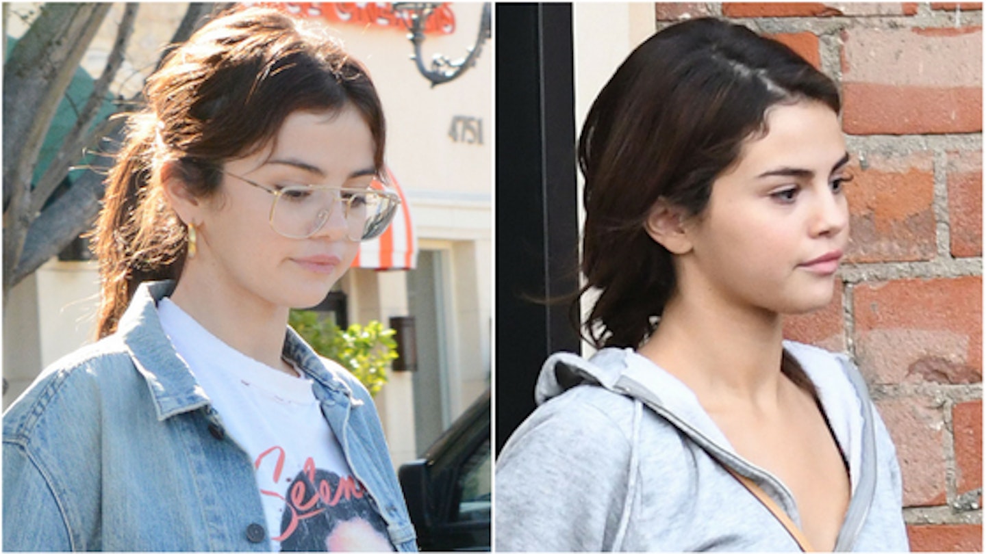 Selena Gomez bare faced