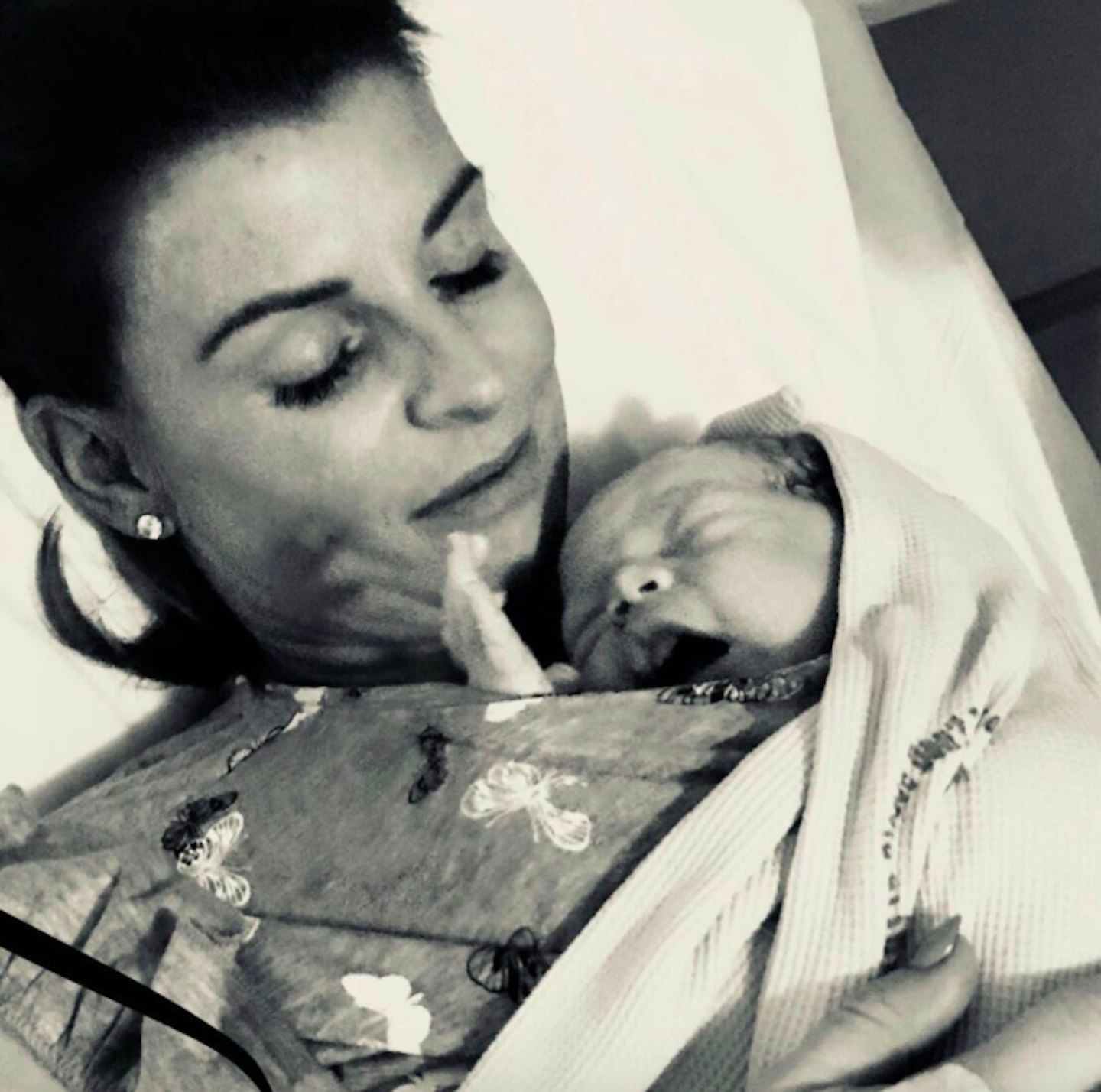 Coleen Rooney and baby Cass