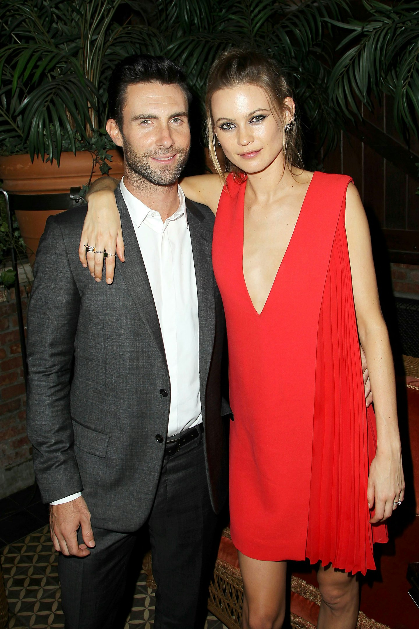 Adam Levine and Behati Prinsloo 