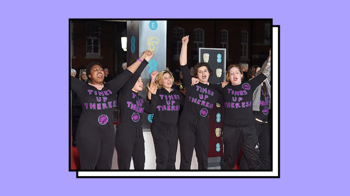 Sisters Uncut Activists Explained Why They Protested At The BAFTAS 2018