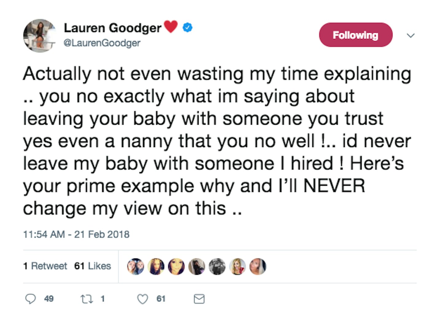 lauren goodger