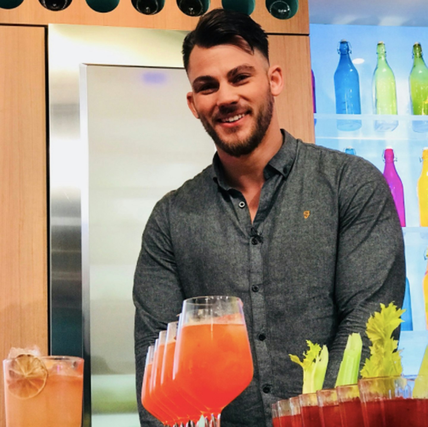 Sunday Brunch's drinks expert Carl Anthony Brown