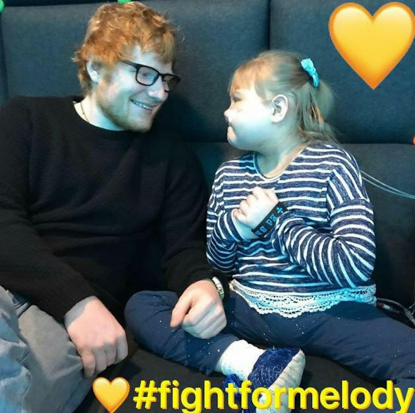 Ed Sheeran and Melody Driscoll