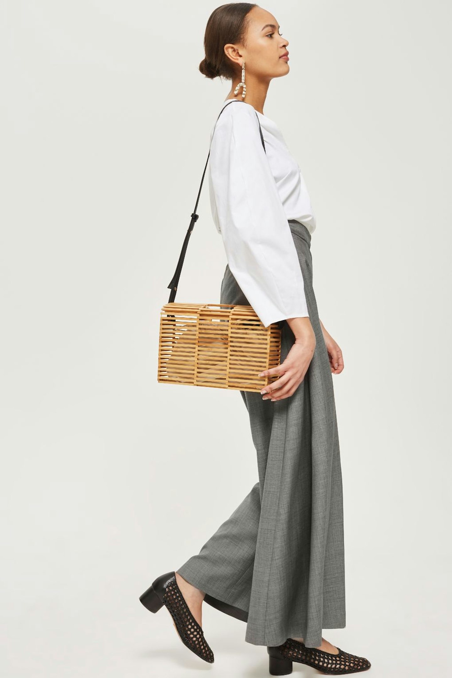 topshop wooden tote