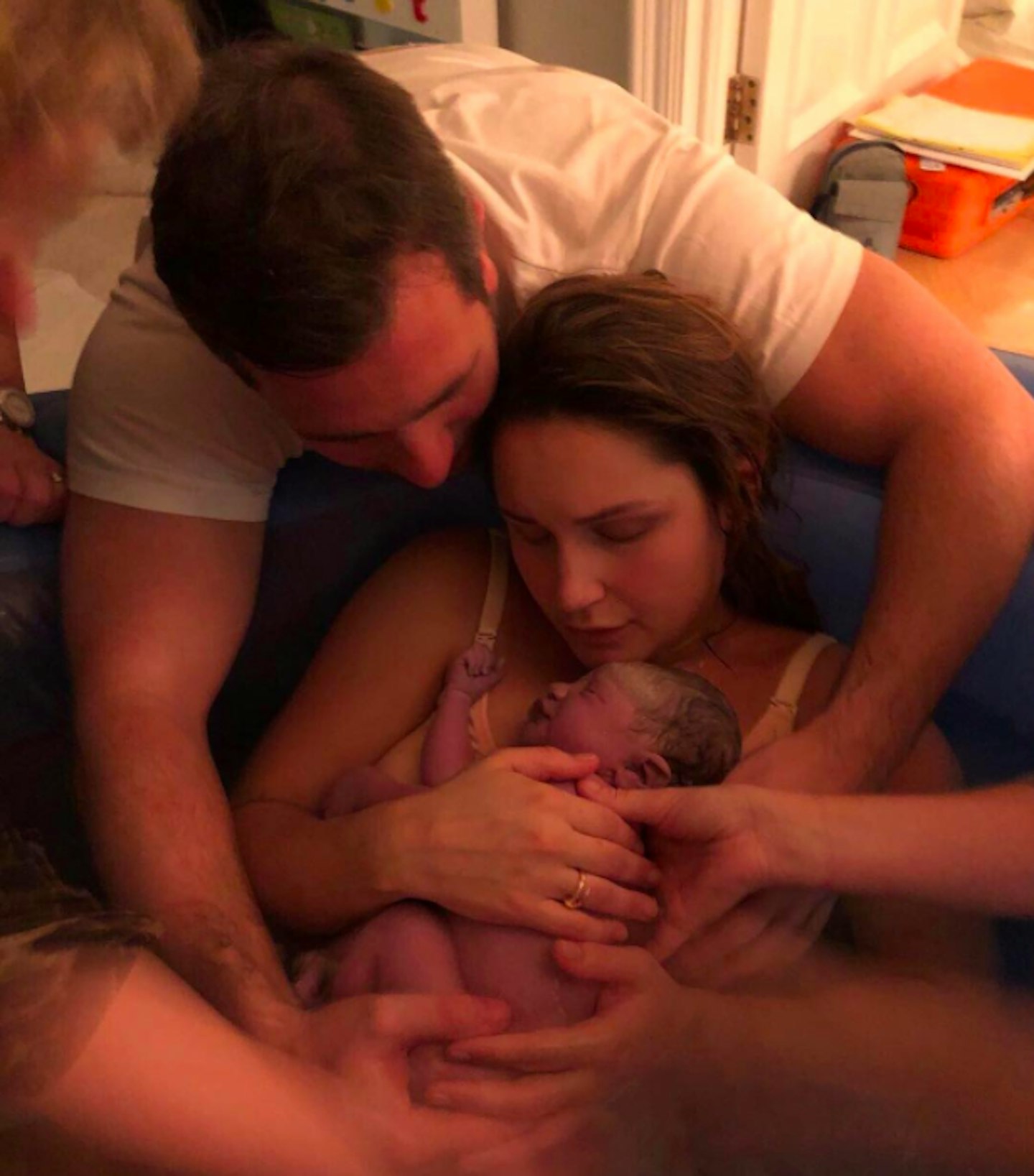 Sam Faiers water home birth