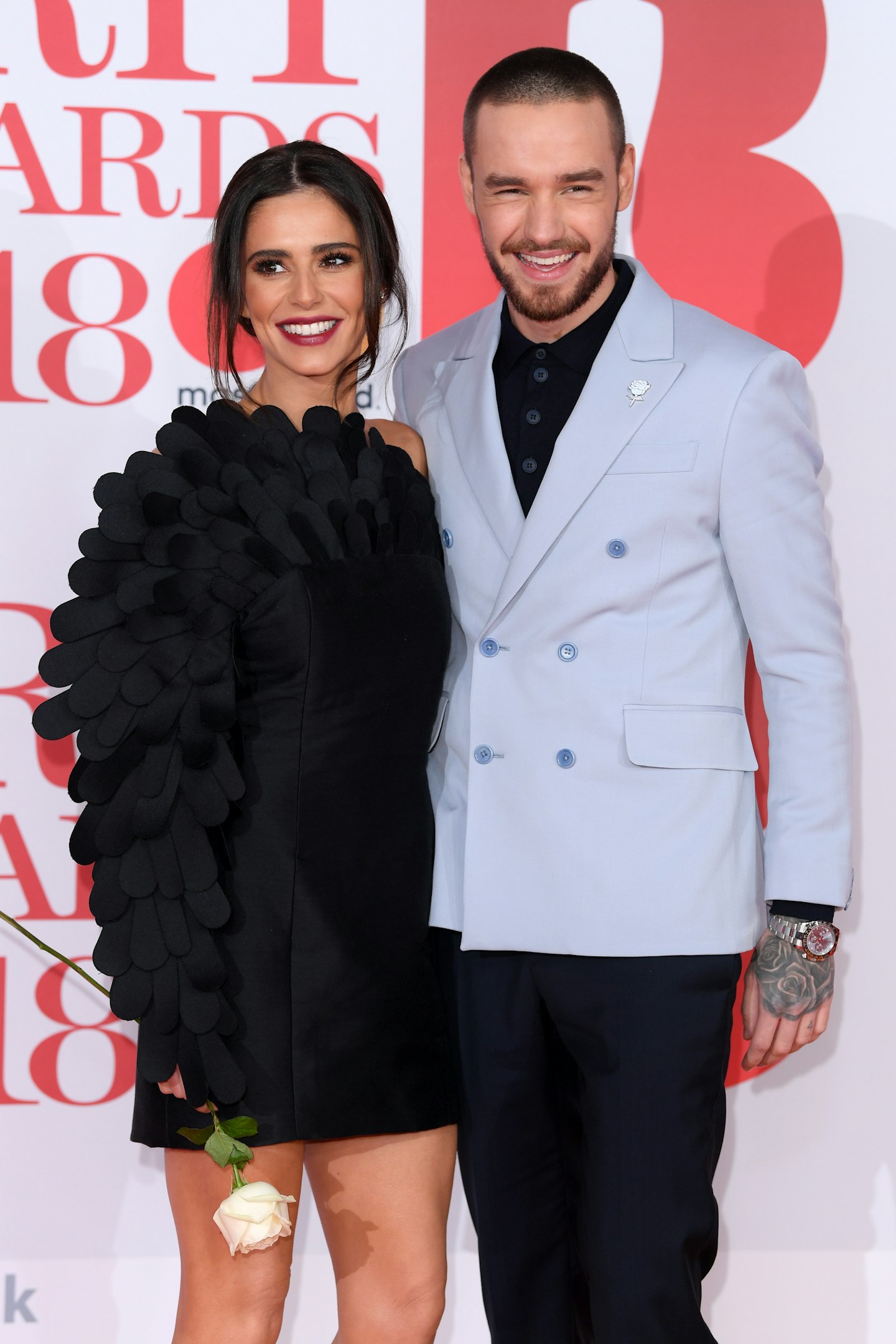Cheryl Tweedy and Liam Payne at the BRIT Awards 2018