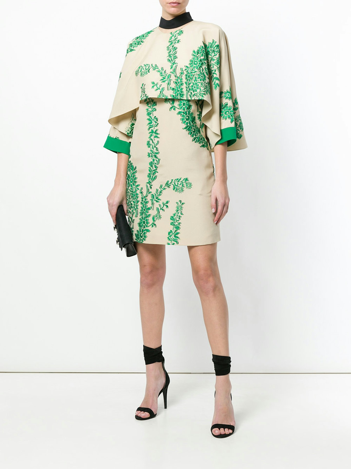 Fendi at Farfetch Floral Embroidered Dresss