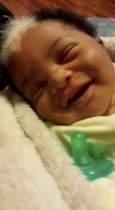This baby's hair streak is actually a rare inherited 'birthmark' | Closer This baby's hair streak is actually a rare inherited 'birthmark' | Closer