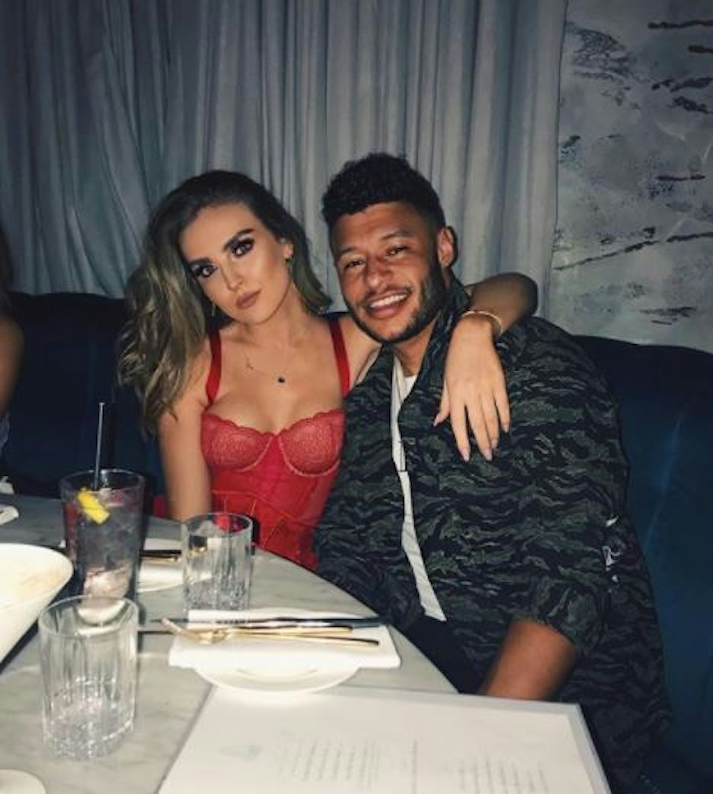 Perrie Edwards and Alex Oxlade-Chamberlain