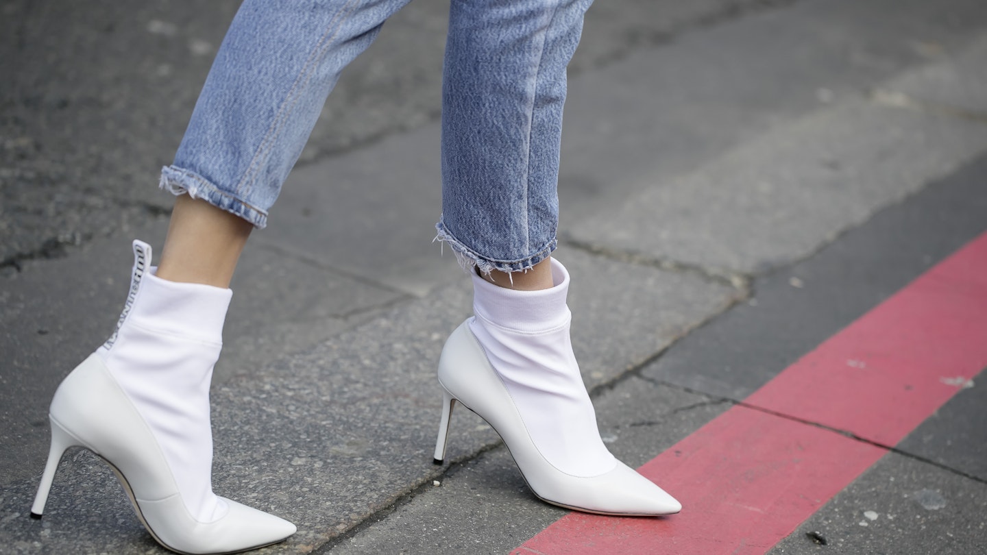 White boots streetstyle