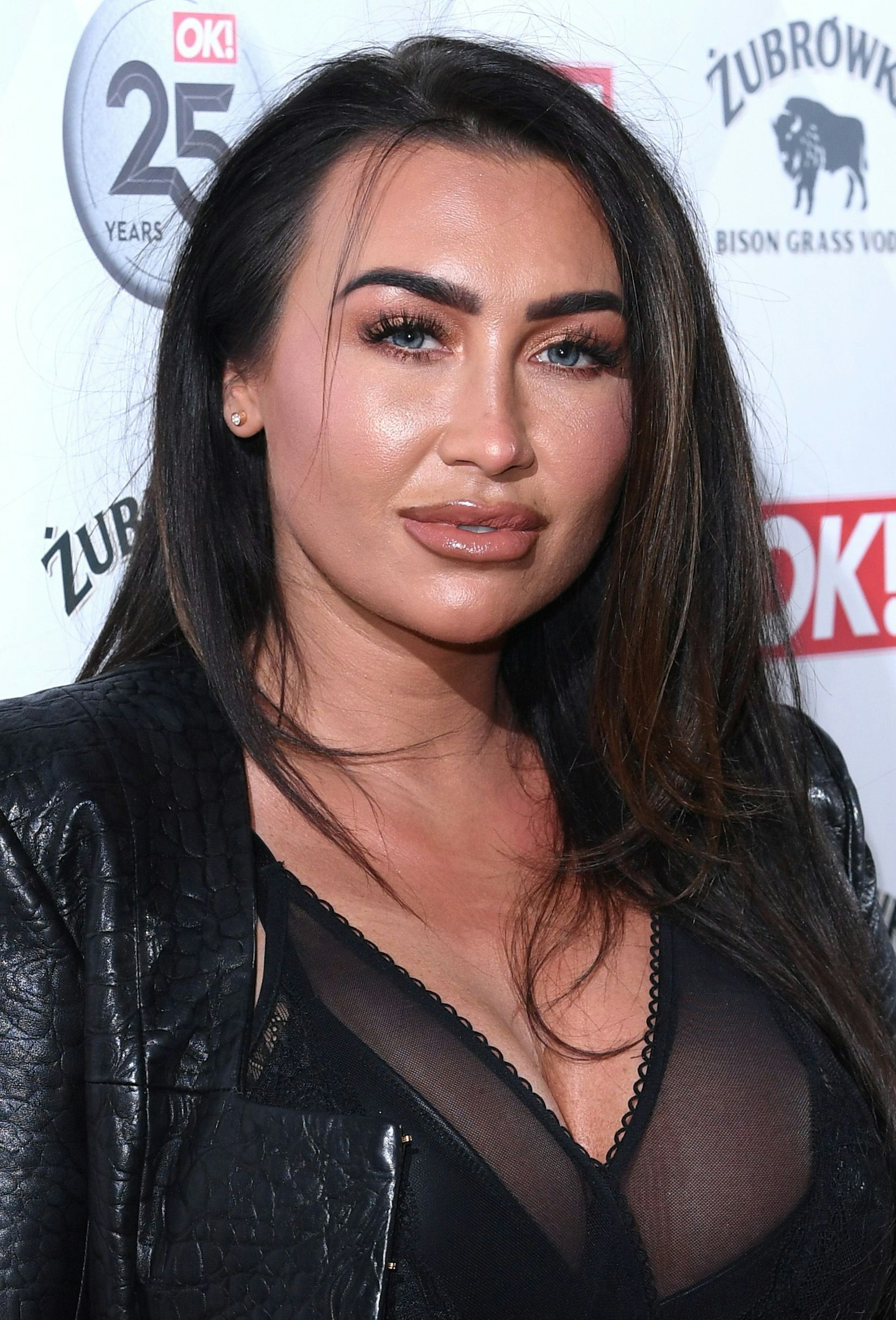 Lauren Goodger at OK! Magazine's 25th anniversary party.