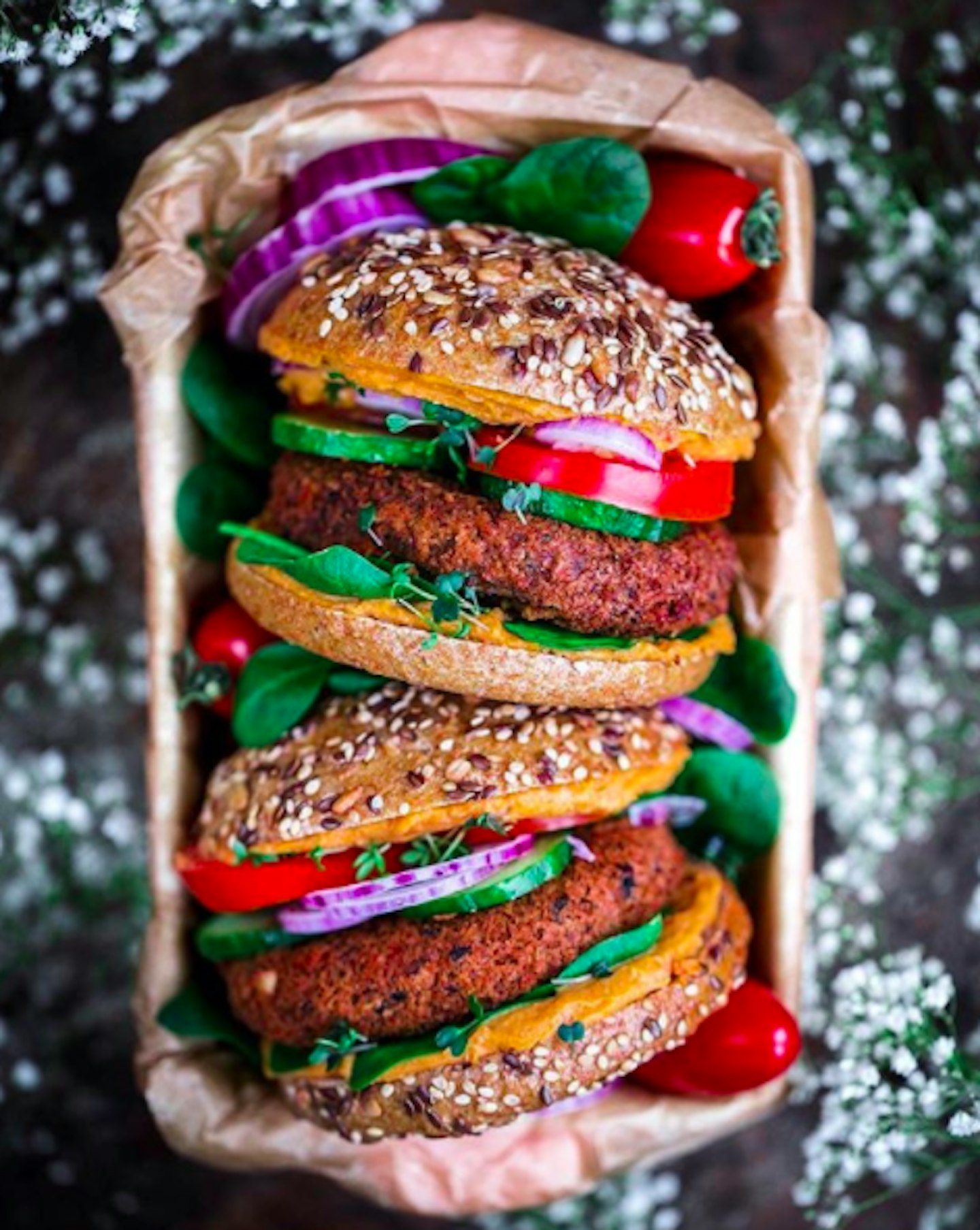 vegan bean burgers