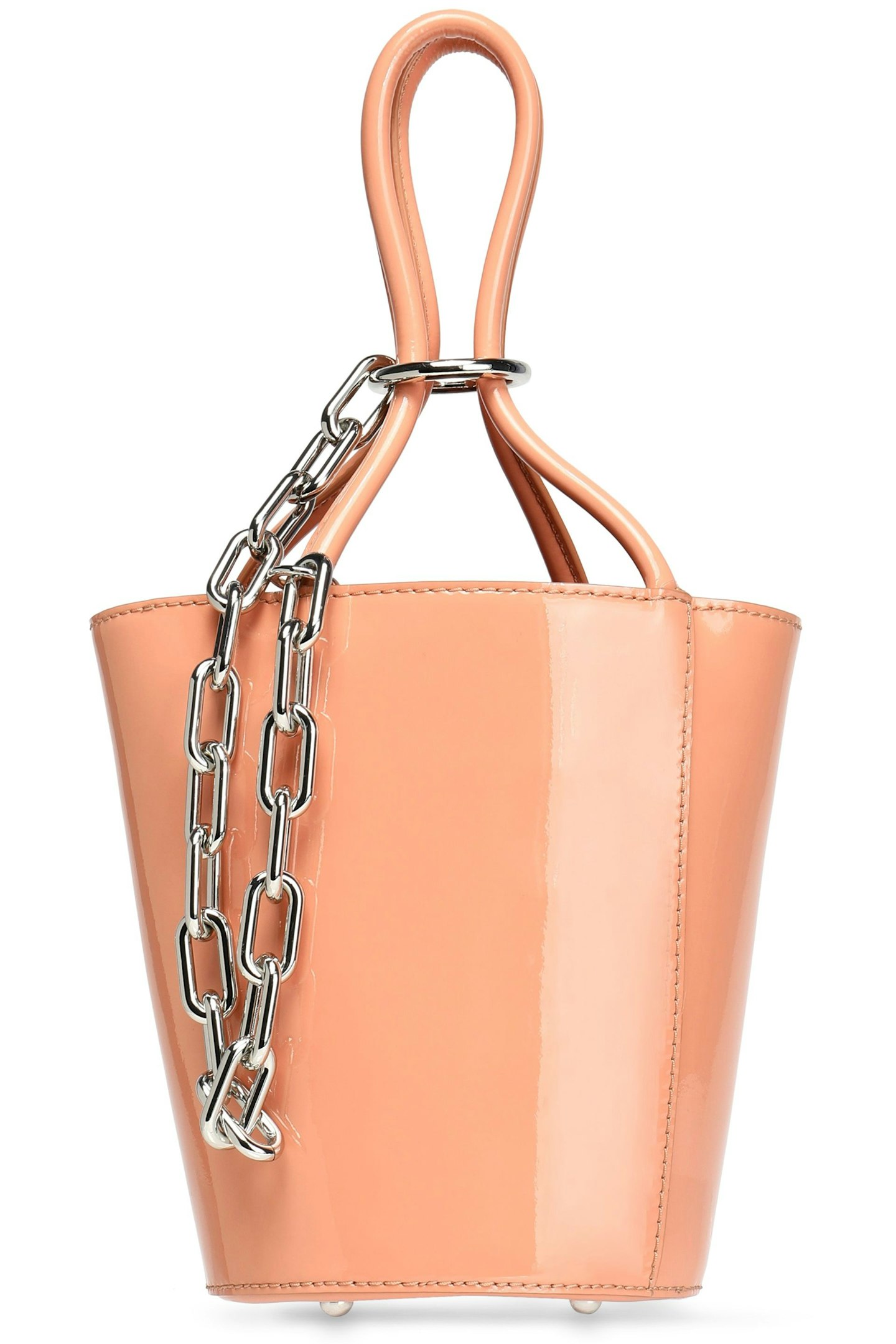 Patent-leather bucket bag by Alexander Wang, £232