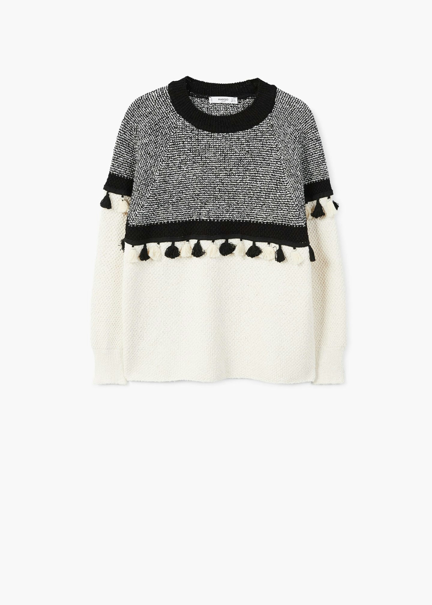 Fringed detailed sweater by Mango, £39.99