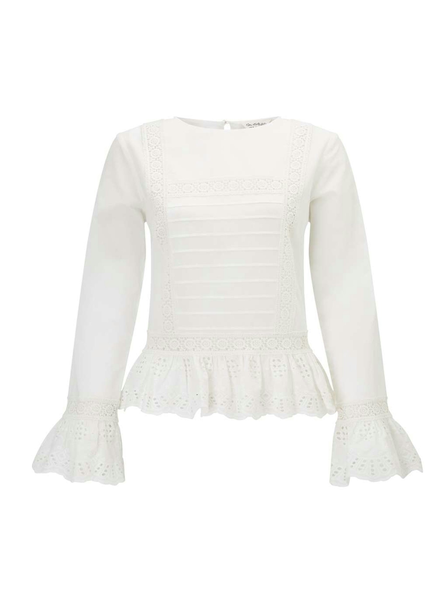 Ivory Annabel Lace Top by Miss Selfridge, £30