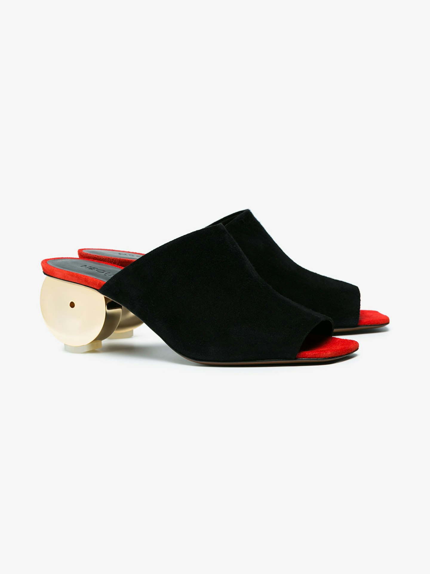 Black Suede Mules by Neous, £415