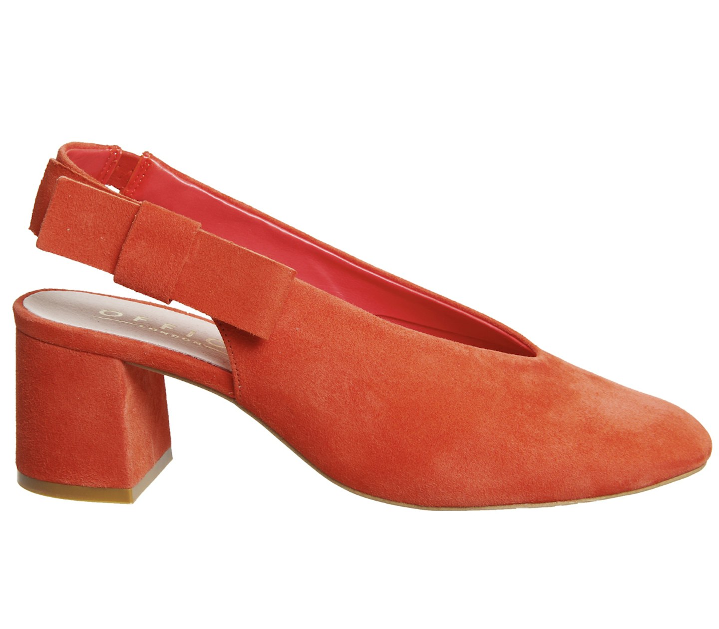 Red suede slingbacks by Office, £66