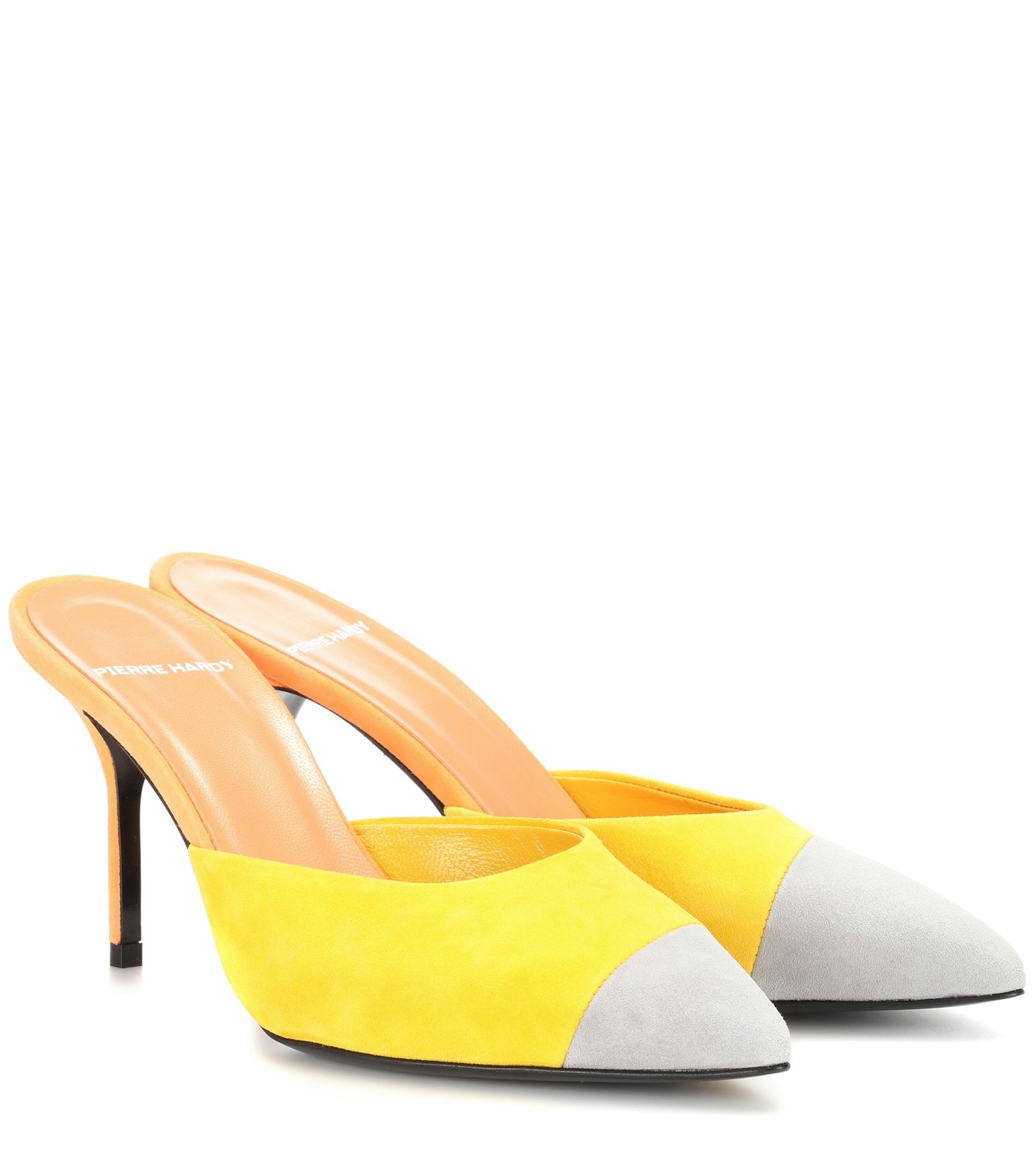 Colour-blocked leather mules by Pierre Hardy, £415