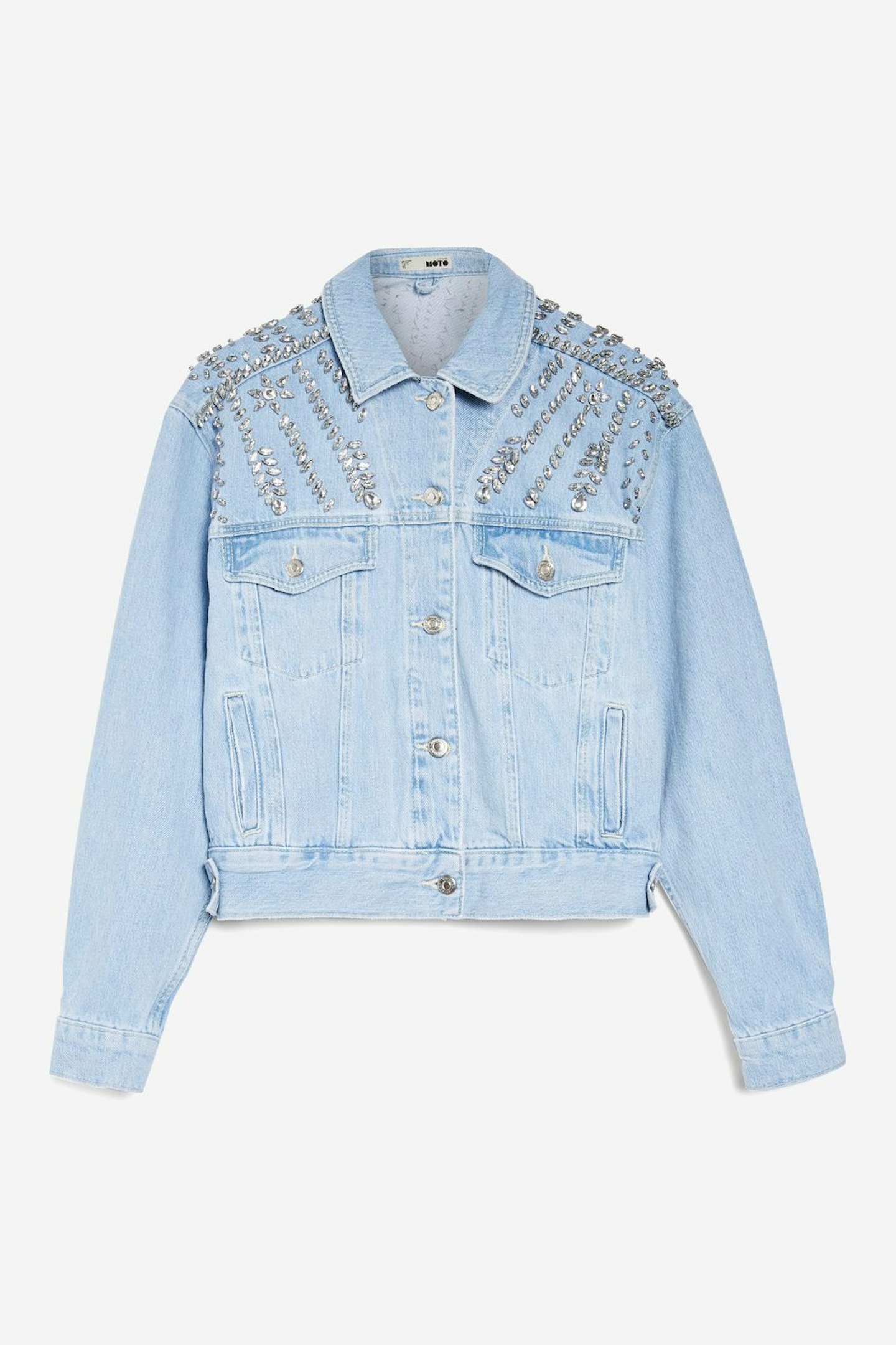 Crystal denim jacket by Topshop, £125